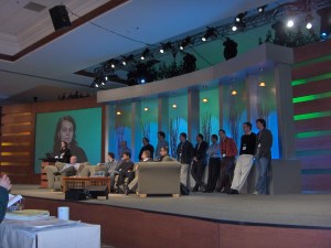 introducing featured startups at PC Forum